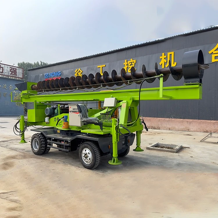 Wheel Spiral Pile Driver Wheel Spiral Pile Driver